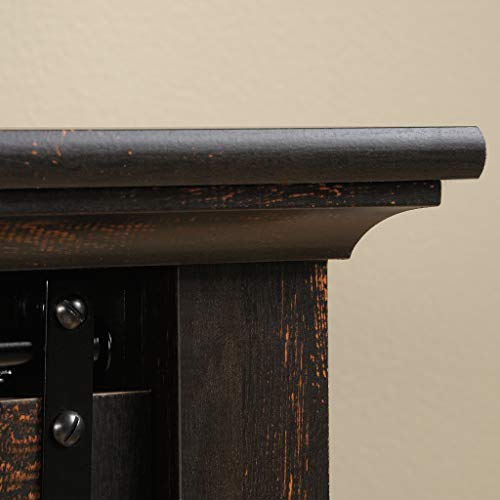 Sauder Dakota Pass Credenza for TVs up to 70" - Char Pine Finish