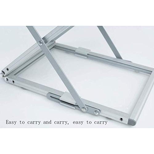 Foldable Literature Display Stand (Silver, 28x37x150CM)
