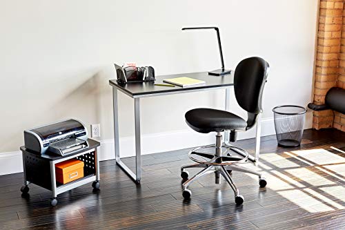 Safco Products Metro Extended Height Chair 3442BL, Ergonomic, Pneumatic Height Adjustable, Heavily Padded