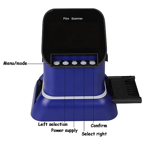 JYSWDZ Digital Film and Slide Scanner with 4.3" Display, Converts 35mm Film & Slide to Digital JPEG