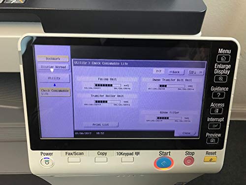 Konica Minolta Bizhub C224e Color Copier Printer Scanner Fax Very Low 211k (Certified Refurbished)