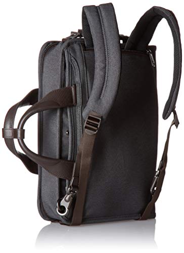 TUMI - Alpha 3 Slim Three Way Laptop Brief Briefcase - 15 Inch Computer Bag for Men and Women - Anthracite