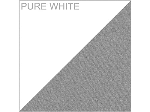 Bush Business Furniture Back-to-Back 2-Person Workstation 45"x60" Pure White/Silver Gray