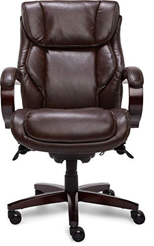 La-Z-Boy Bellamy Executive Bonded Leather Office Chair - Coffee (Brown)