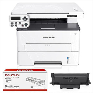 All-in-One Monochrome Wireless Laser Printer Scanner Copier with ADF-Pantum M6702DW, Pantum Toner Cartridge TL-410H Yields 3000 Pages