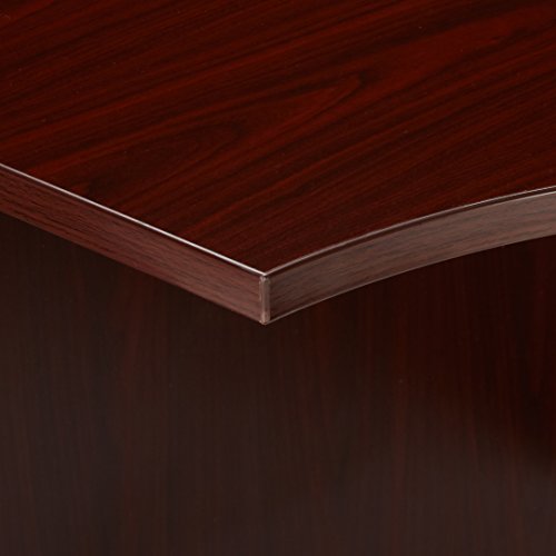 Lorell LLR69918 69000 Series Corner Desk, Mahogany