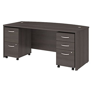 Bush Business Furniture Studio C Desk, 72" x 36", Storm Gray