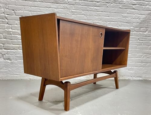 Lschool Asymmetrical Mid Century Modern Credenza/Media Stand/Sideboard