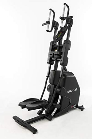 SOLE, CC81 Cardio Climber, Full Body Home Workout, Integrated Technology, LCD Screen, High Intensity Interval Training, Low-Impact Design