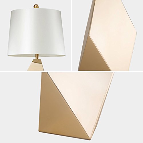 SLH American Simple Originality Prismatic Metal Living Room Villa Art Desk Lamp