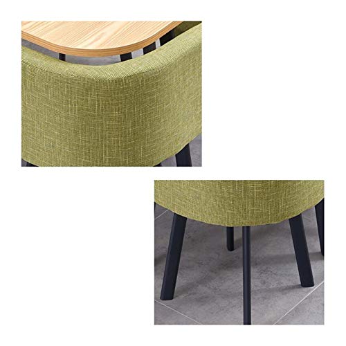 AkosOL Office Table and Chair Set - Modern Round Design (Color: A)