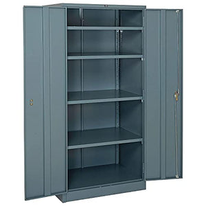 Global Industrial Unassembled Storage Cabinet 36x24x78 Gray