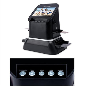 PAILON Portable Film Scanner with 22MP, 4.3" LCD Screen, Dual Lens - Convert Negatives & Slides to Digital JPEG