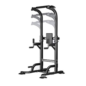 YOT Power Tower Pull Up Bar with Back Elbow Support Height Adjustable Dip Stand Station for Home Gym Strength Training Workout Equipment 880LB Max Capacity
