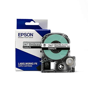 Epson LABELWORKS Tool Box Labeling Bundle - LW-PX900PCD Industrial Label Maker Kit - Complete Kit, 224VSLPX Tape Cartridge, 224VTBWPX Tape Cartridge, and 236VTBWPX Tape Cartridge