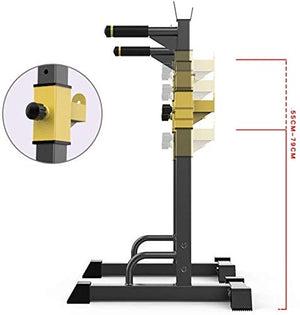 ZLQBHJ Strength Training Equipment Strength Training Dip Stands Adjustable Power Tower Adjustable Height 90cm - 140cm Multi Function Pull Up Station for Strength Training Full Body Strength Training