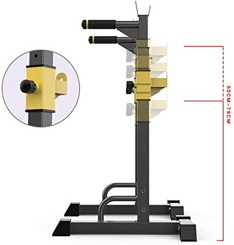 SJNQJJ Pull Ups Strength Training Equipment Strength Training Dip Stands Adjustable Power Tower Adjustable Height 90cm - 140cm Multi Function Pull Up Station for Strength Training Full Body Strength T