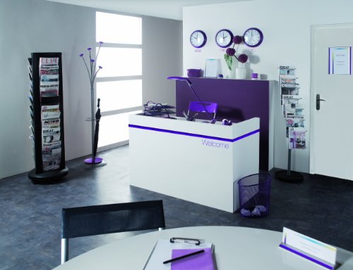 Alba Carousel Floor Literature Display, Black (DDTOWER)