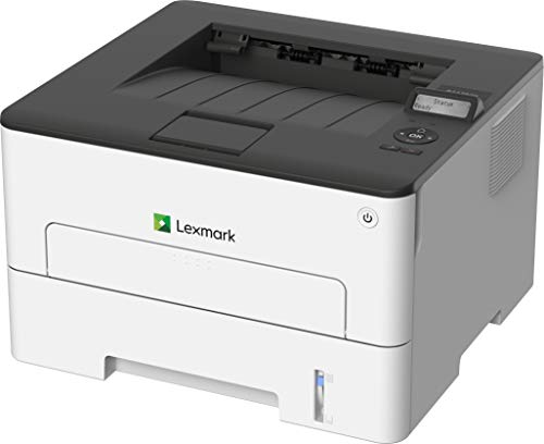 Lexmark B2236dw Monochrome Compact Laser Printer, Duplex Printing, Wireless Network capabilities (18M0100), White/ Gray, Small
