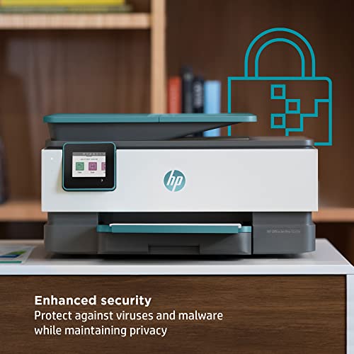 H-P Wireless Color All in one Inkjet Printer for Home and Office - Print, Scan, Copy, Fax with Auto Document Feeder, 2-Sided Printing and Self-Healing Wi-Fi with 6 ft NeeGo Printer Cable