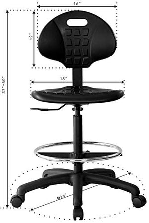 Chair Master Drafting Stool - ESD Anti Static Ergonomic Polyurethane Chair