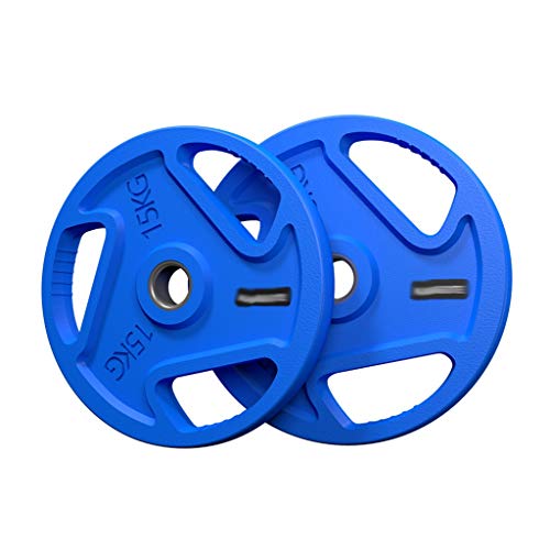 whl Barbell Plates 2PCS Weight Plates Set - 20KG/30KG/40KG Colorful Olympic Dumbbells Barbells Counterweight Boards Weight Lifting Discs Kit for Home Workout/Gym/Exercise Strength Training Equipment