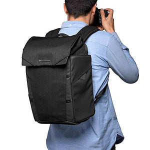 Manfrotto Chicago Camera Backpack Small, Multiuse, for Carrying Camera and Accessories, in Water-Repellent Material, Photography Backpack with PC and Tablet Compartment, with Tripod Holder