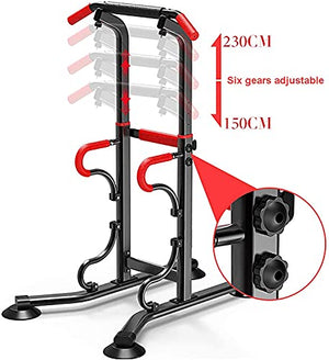 JYMBK Home Gym Tower Body Building Chin Up Stand Pull Up Bar, Power Tower Pull Up & Dip Station, Multi-Function Strength Training Workout Equipment for Full Body