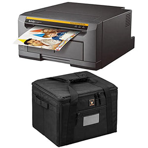 HiTi P910L Lightweight 8" Dye-Sub Color Roll Type Photo Printer, 300dpi, 8x4 to 8x12 Print Sizes - with Slinger Padded Printer Carrying Case