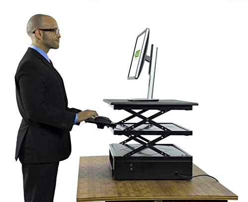 Uncaged Ergonomics CDE Desk Converter, Black