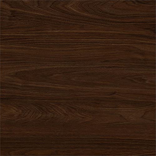 Pemberly Row Modern Walnut 60W Hutch - Engineered Wood