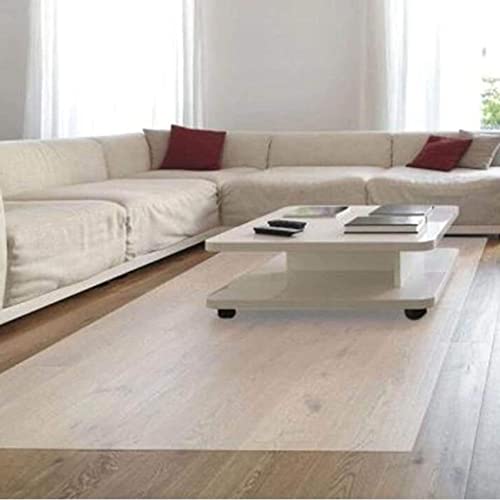 HOBBOY PVC Clear Hard-Floor Chair Mat Protector - Made to Measure, 1.5mm Thickness