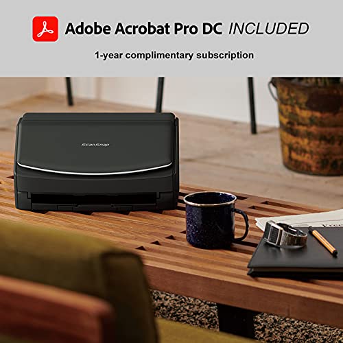 Amazon Dc Scan ScanSnap iX1600 Deluxe Color Duplex Document Scanner with Adobe Acroba ...