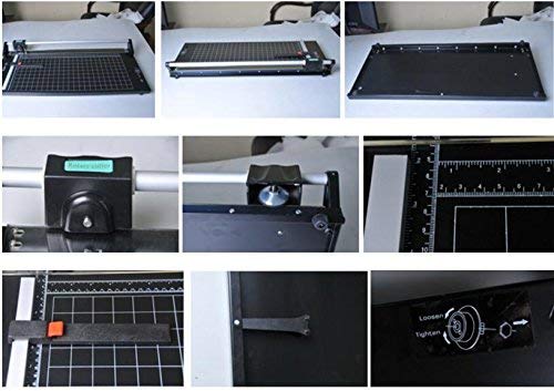 US Stock Precision Rotary Paper Cutter Trimmer, Professional Sharp Photo Paper Cutter Heavy Duty (48 inch)