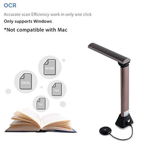 iCODIS X7 Book & Document Scanner, 15MP High Definition Portable Document Camera, Auto-Flatten & Deskew, Capture Size A3, Multi-Language OCR, USB, SDK & Twain for Office and Education Presentation