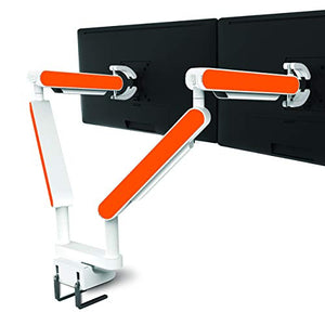 ZG2 Premium Desk-Mounted Dual Monitor Arm with Three-Dimensional Adjustability Over Desktop – Supports Two Monitors, Each up to 38” (24.3 lbs.)
