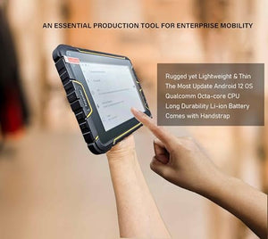 Vanquisher Enterprise Tablet with Barcode Scanner | Android 12 OS | 7-inch Touch Screen | Honeywell N6603 2D Scanner | WiFi & 4G LTE | Warehouse Inventory Control