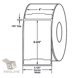 ProLine 4x6.75 Labels Compatible for FedEx 4" x 6.75" Large Thermal Label with 1" core Shipping Labels 420 Labels per roll (22 Rolls / 9240 Labels)