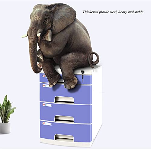 FPIGSHS Desktop Drawer Cabinet, 5 Drawer Flat File Storage Organizer