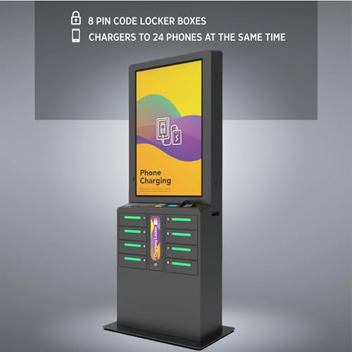 PagerTec LIA Cell Phone Charging Station Locker with Digital Pin Activation
