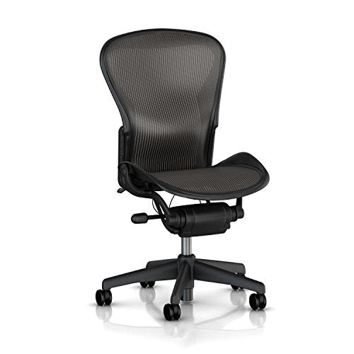 Herman Miller Classic Aeron Task Chair: Standard Tilt - Armless - Standard Carpet Casters