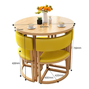 None Small Round 80cm Dining Table | Space Saving Office Reception Table