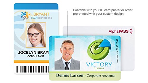 Same Day Custom Programmed AlphaPass PVC Proximity Card for Access Control. Replaces HID 1386 ISOProx II Cards. Standard 26 bit H10301 Format. Choose Your Facility Code & Range. (100 Pack)