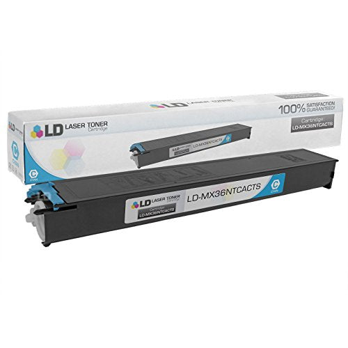 LD Compatible Toner Cartridge Replacement for Sharp MX-36NT (2 Black, 2 Cyan, 2 Magenta, 2 Yellow, 8-Pack)