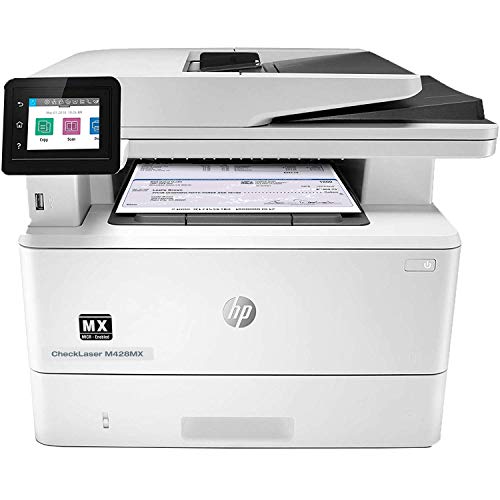 VersaCheck M428 MX MICR Check Printer and VersaCheck X9 Platinum Bundle, White