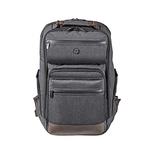 Victorinox Architecture Urban Rath Laptop Backpack, Grey/Brown, 18.1-inch