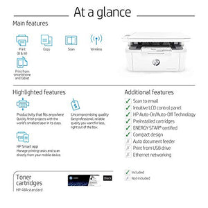 HP Laserjet Pro M31w All-in-One Wireless Monochrome Laser Printer with Mobile Printing (Y5S55A) (Renewed)