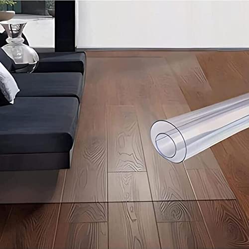 HOBBOY Transparent Hard-Floor Chair Mat - Non-Slip, Wear-Resistant, 1mm Thick - Clear Floor Protector for Hard Surface Floors - 61
