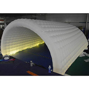 Sayok Inflatable Tunnel Sports Tunnel Entrance Inflatable Tunnel Tent for Event Exhibition Promotion(White, 19.68x9.84x9.84ft)