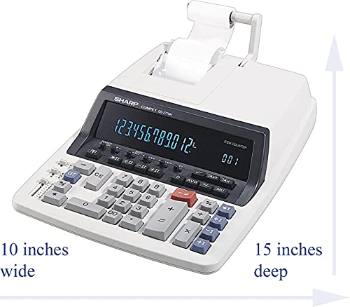 SHARP QS2770H Commercial Calculator - High-Speed Printing